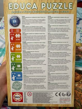 Puzzle de madera de Vaiana (2x50 piezas)