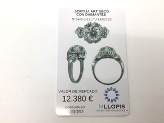 anillo oro 18k con piedra
