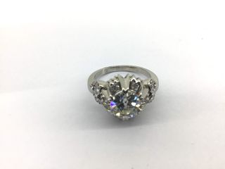 anillo oro 18k con piedra