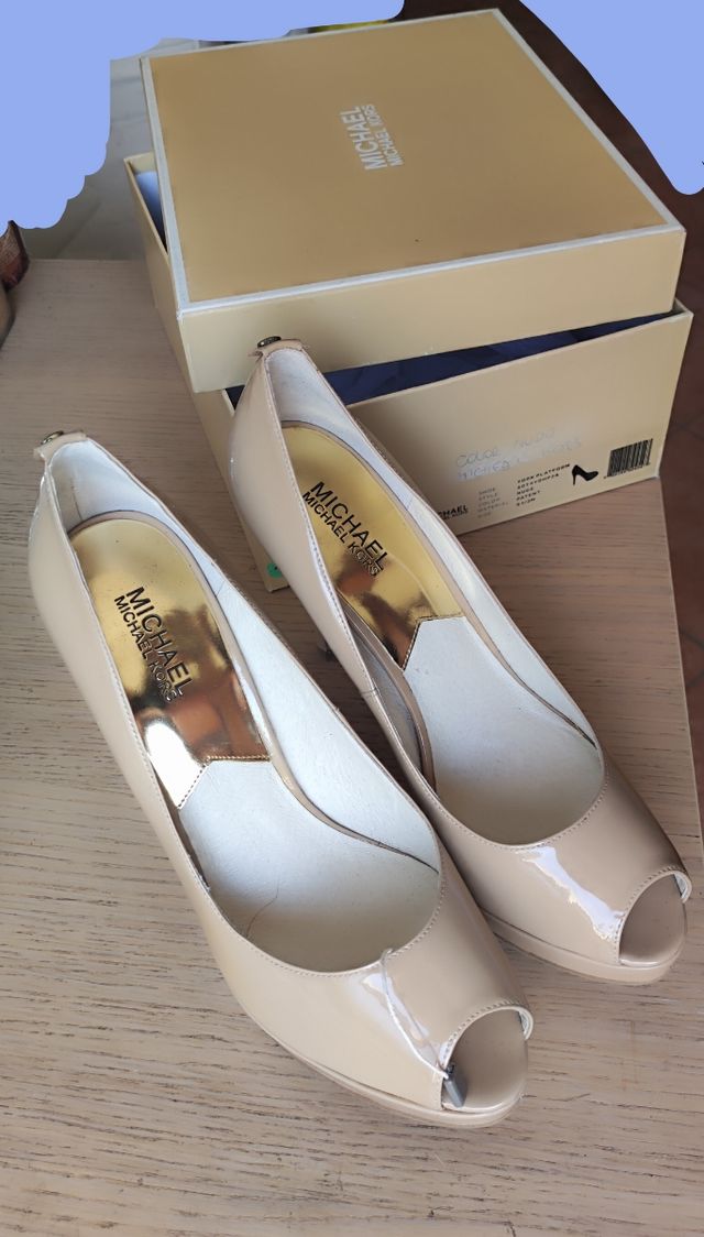 Michael Kors York Platform - Beige - 40