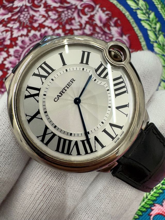 Cartier Ballon Bleu Reloj de oro blanco
