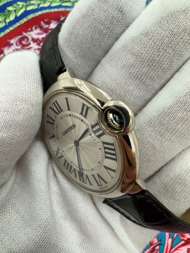Cartier Ballon Bleu Reloj de oro blanco