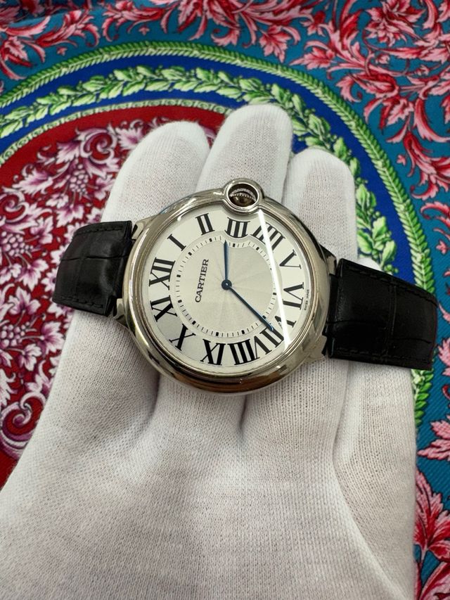 Cartier Ballon Bleu Reloj de oro blanco