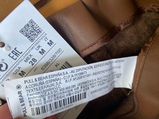 Minifalda marrón Pull&Bear