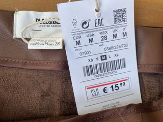 Minifalda marrón Pull&Bear