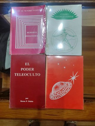 Cuatro libros  Poderes psíquicos ocultos ....