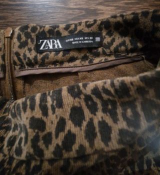 Falda Zara - Animal Print