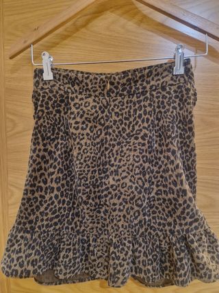 Falda Zara - Animal Print