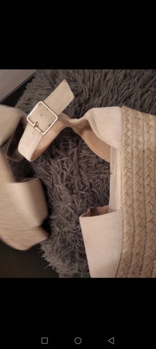 Sandalias Plataforma Esparto 


