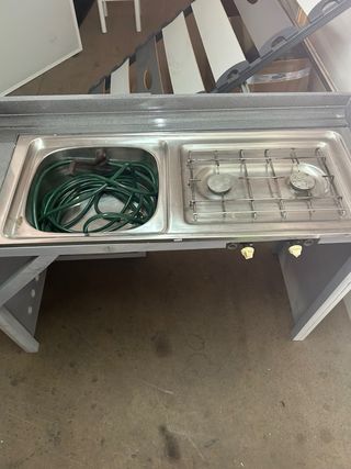 Mueble cocina camper 2 fuegos