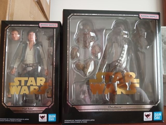 Han Solo & Chewbacca - Star Wars S.H. SH Figuarts