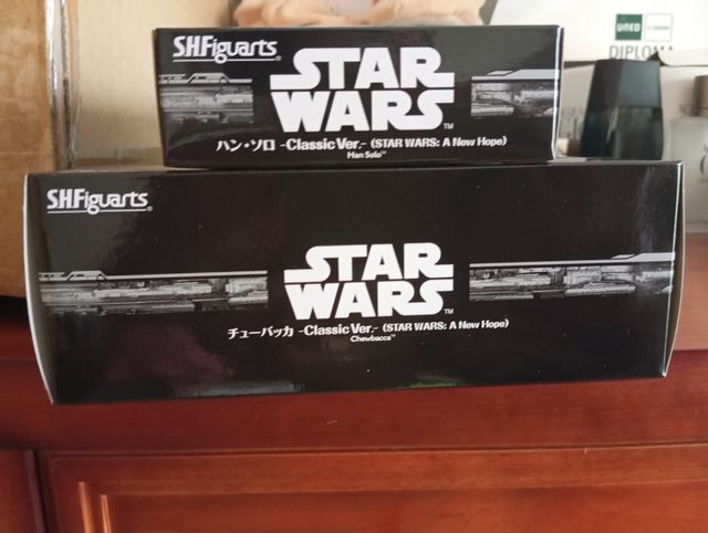 Han Solo & Chewbacca - Star Wars S.H. SH Figuarts