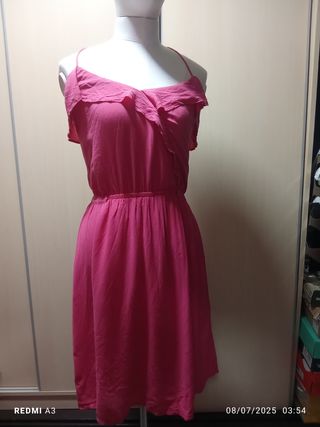 Vestido rosa tirantes - Talla M