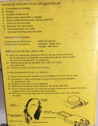 Radio auriculares International HP 1000