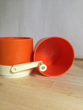 Tritaghiaccio vintage arancione