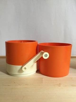 Tritaghiaccio vintage arancione