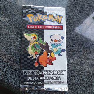 Busta Pokemon Nero-Bianco, xy  