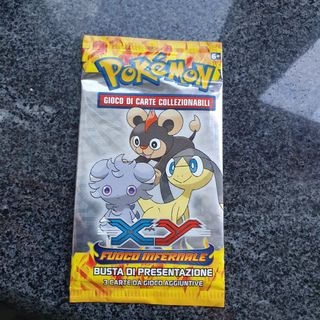 Busta Pokemon Nero-Bianco, xy  