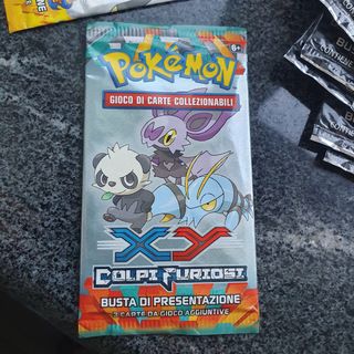 Busta Pokemon Nero-Bianco, xy  