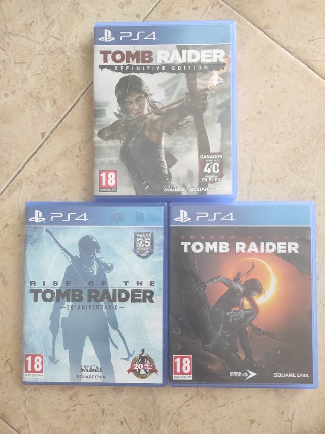 Juegos PS4 
Tomb raider