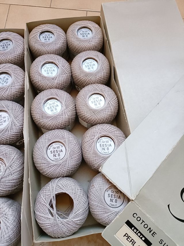 Filato Sesia Cotone Perla N°8 - 20 gomitoli