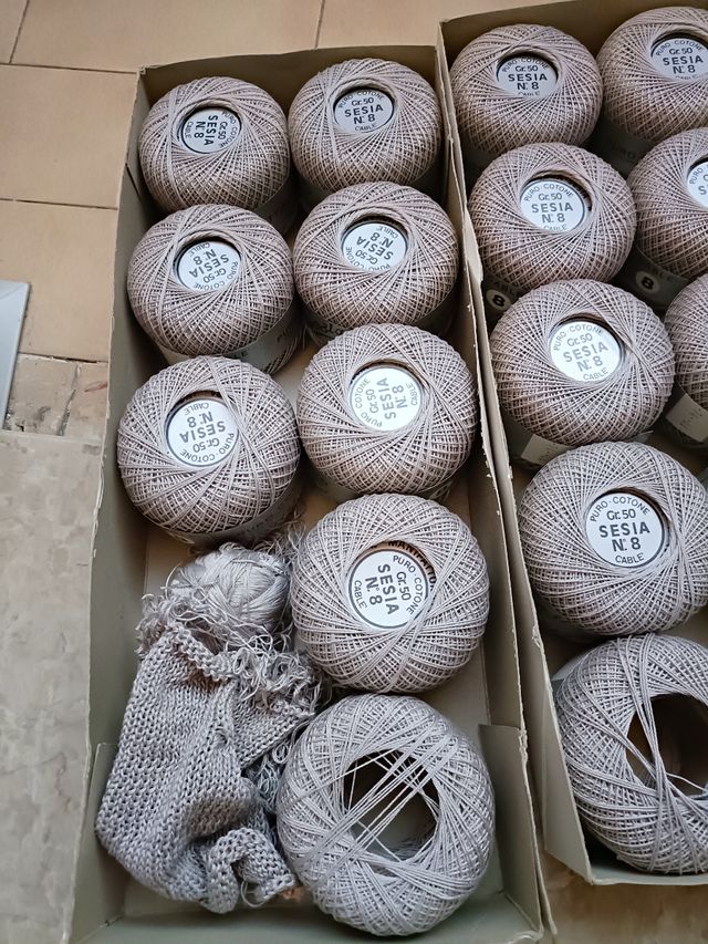 Filato Sesia Cotone Perla N°8 - 20 gomitoli