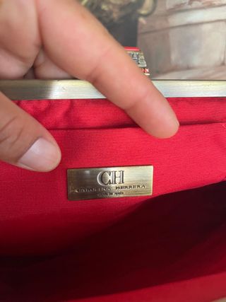 Bolso Carolina Herrera rojo