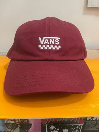 Cappellino Vans rosso e bianco