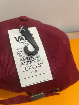 Cappellino Vans rosso e bianco