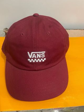 Cappellino Vans rosso e bianco
