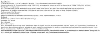 NUEVO!. 2x 135X CON CHIP W1350X Cartuchos Tóner