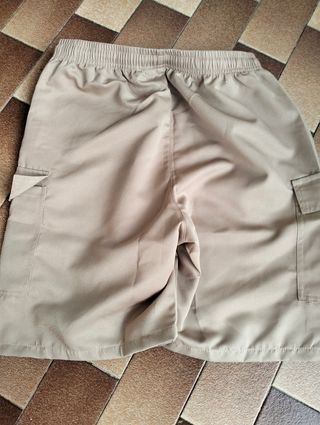 Shorts cargo beige uomo