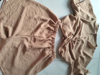 Completo estivo beige donna