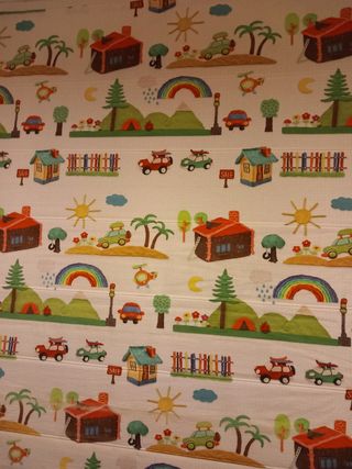 Cortinas infantiles - Estampado coches. Store