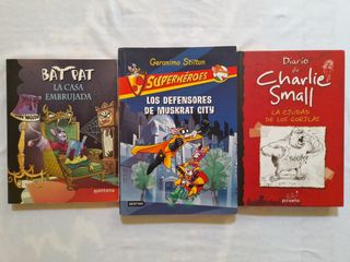GERONIMO STILTON, BAT PAT, DIARIO CHARLIE SMALL