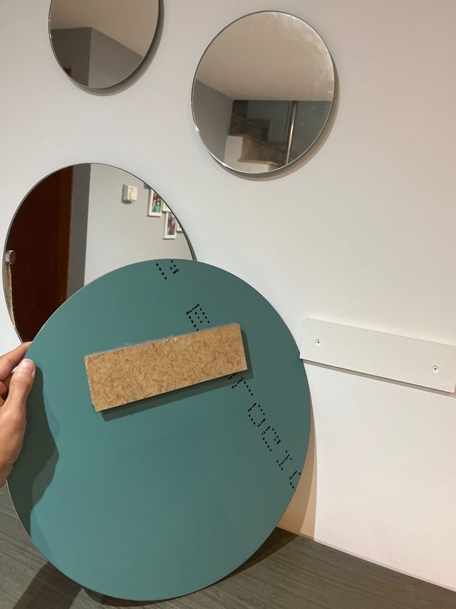 conjunto 6 espejos redondos