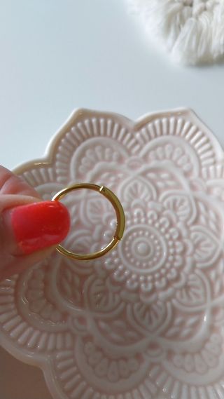 Set gioielli oro: 2 anelli, orecchini