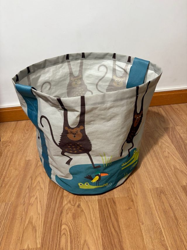 Cesta almacenaje Ikea infantil