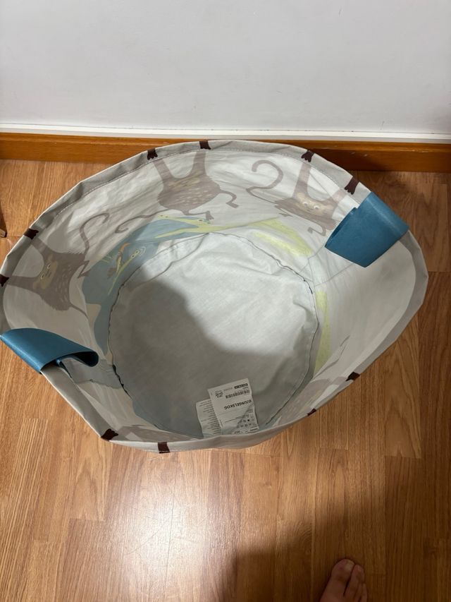 Cesta almacenaje Ikea infantil