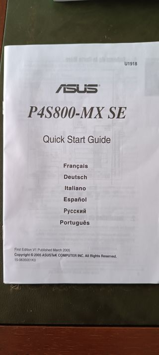 Manuale ASUS P4S800-MX SE