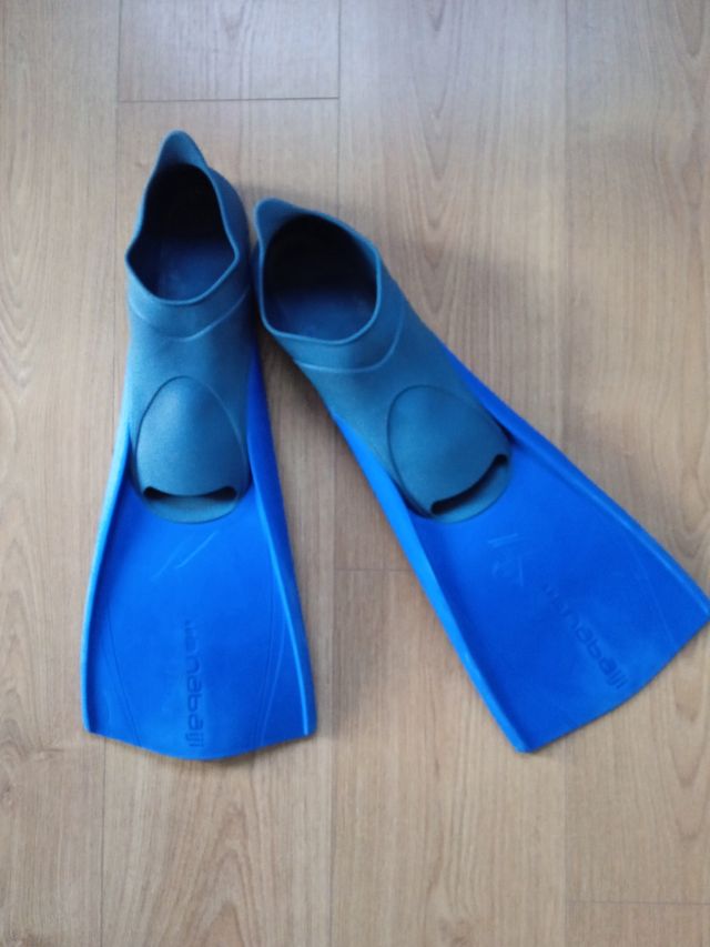 Aletas natación y buceo Decathlon 44 Nabaiji