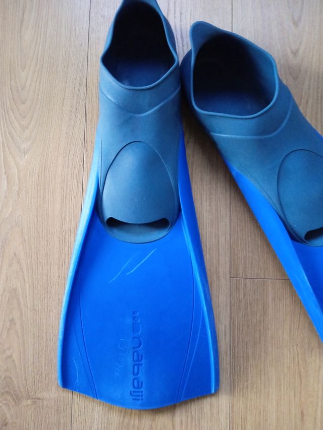 Aletas natación y buceo Decathlon 44 Nabaiji