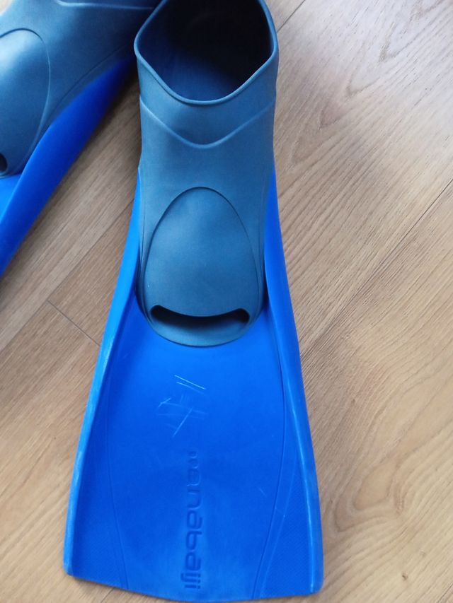 Aletas natación y buceo Decathlon 44 Nabaiji