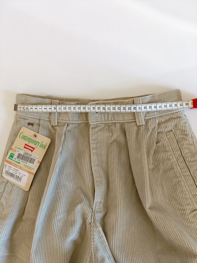 Pantaloni Cotone Beige