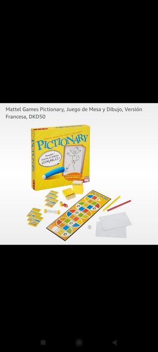 Pictionary francés Mattel DKD50
