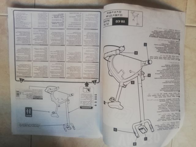 Bicicleta estática Domyos VM430