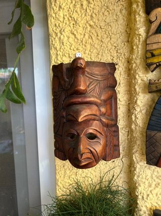Máscaras Aztecas Talladas a Mano