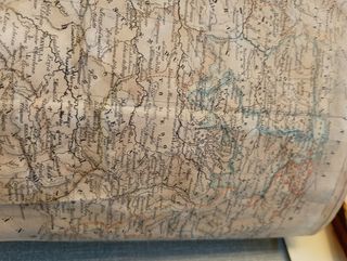 Mappa antica Spagna Portogallo 1823