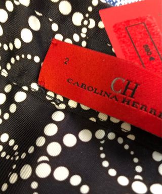 Vestido Carolina Herrera XS negro/amarillo