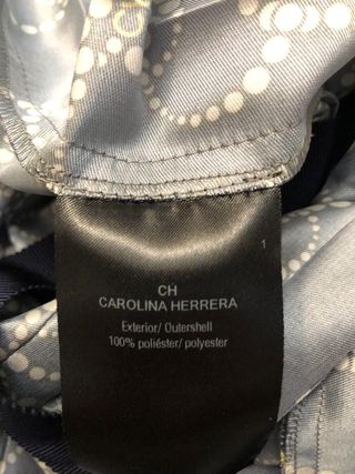 Vestido Carolina Herrera XS negro/amarillo
